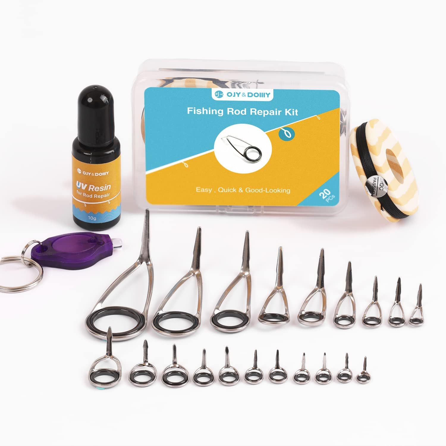 OJYDOIIIY Fishing Rod Eyelet Repair Kit Review Fishing Southeast