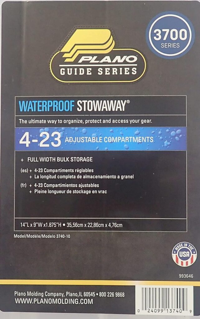 Plano 374010 Waterproof Stowaway,Clear