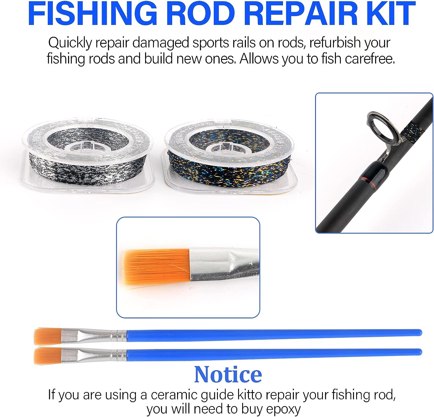 Spinning Casting Rod Guides Eyelet Set Review Fishing Southeast