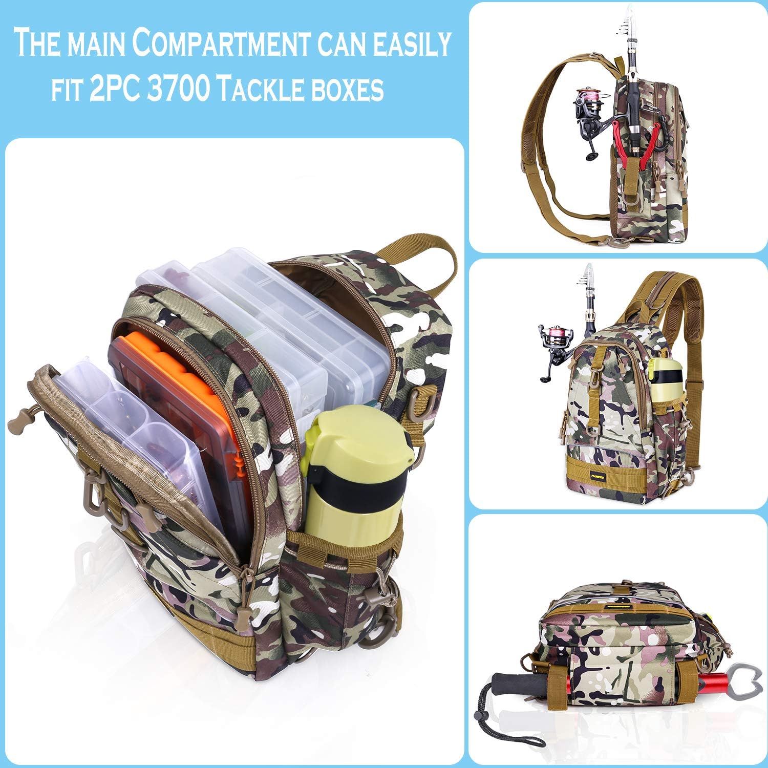 PLUSINNO Fishing Backpack Tackle Bag Review Fishing Southeast