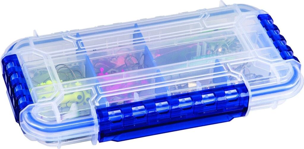 Flambeau Outdoors Ultimate Waterproof Tuff Tainer Fishing Tackle Tray Box (Includes Zerust Dividers) - Varying Compartments  Sizes