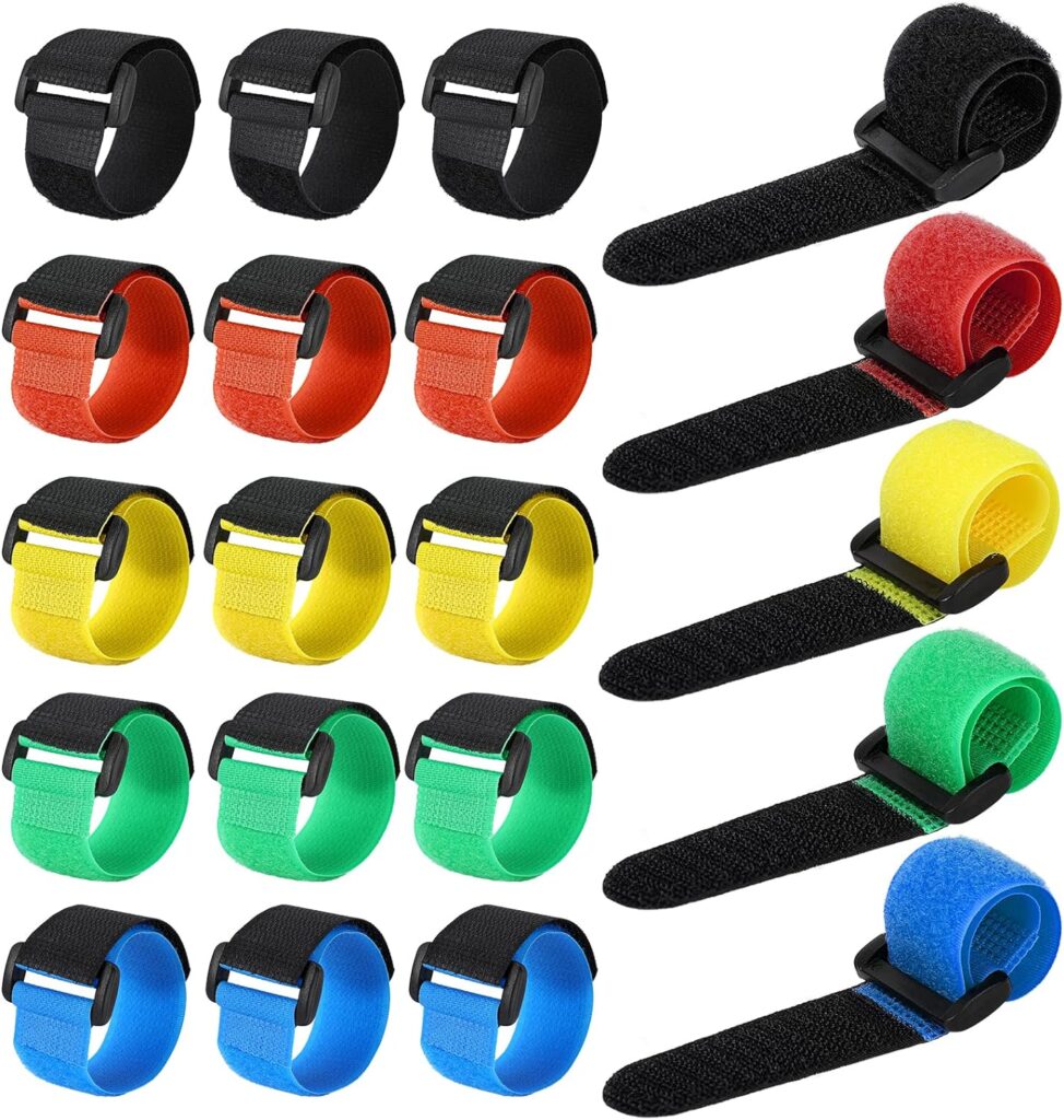 KALIONE Fishing Rod Straps Fishing Rod Wrap Strap Pole Straps Fishing Rod Ties Stretchy Rod Holder Fishing Pole Holders