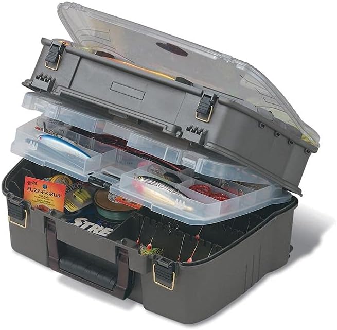 Plano 1444 Magnum Guide Series Tackle Box Graphite/Smoke, One Size