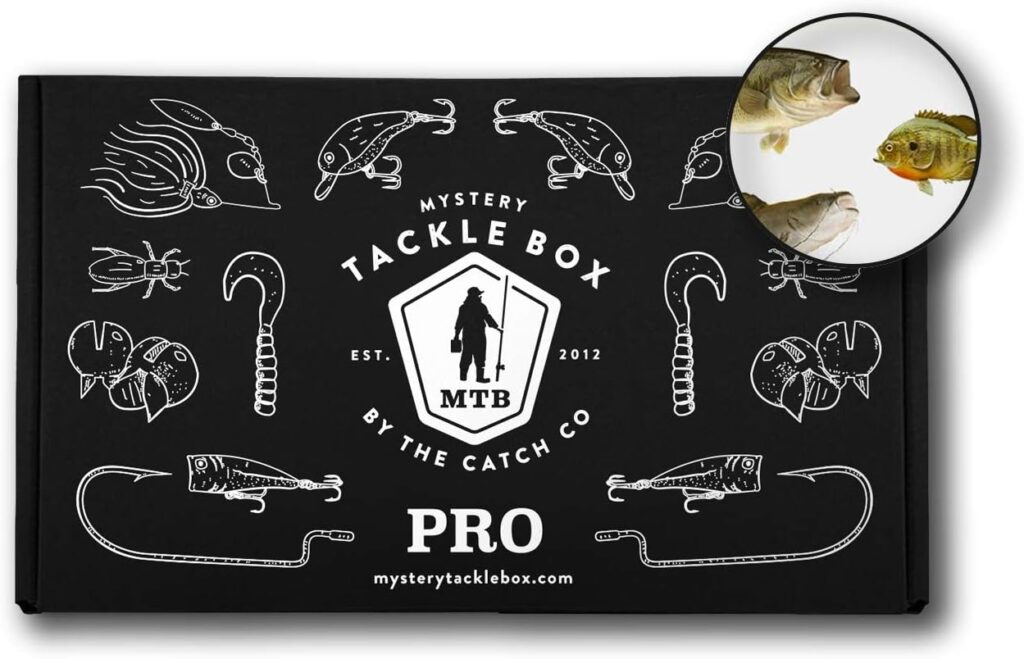 Catch Co Mystery Tackle Box PRO Freshwater Catch All Fishing Kit | Bass | Trout | Catfish | Crappie | Bluegill | Perch | Sunfish | Multi-Species