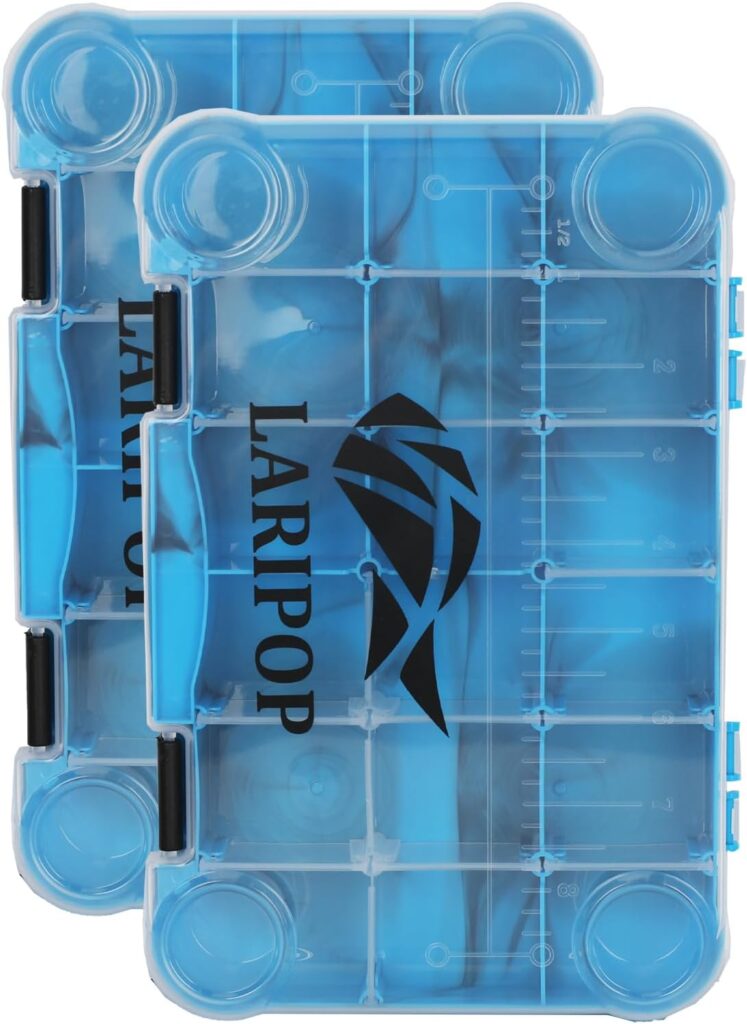 Tackle Boxes, Fishing Plastic Box, Transparent Plastic Storage Organizer Box,Tool Box, Bait Separator -Anglers equipment- 2 Packs /4 Packs Tackle Trays - Parts Box