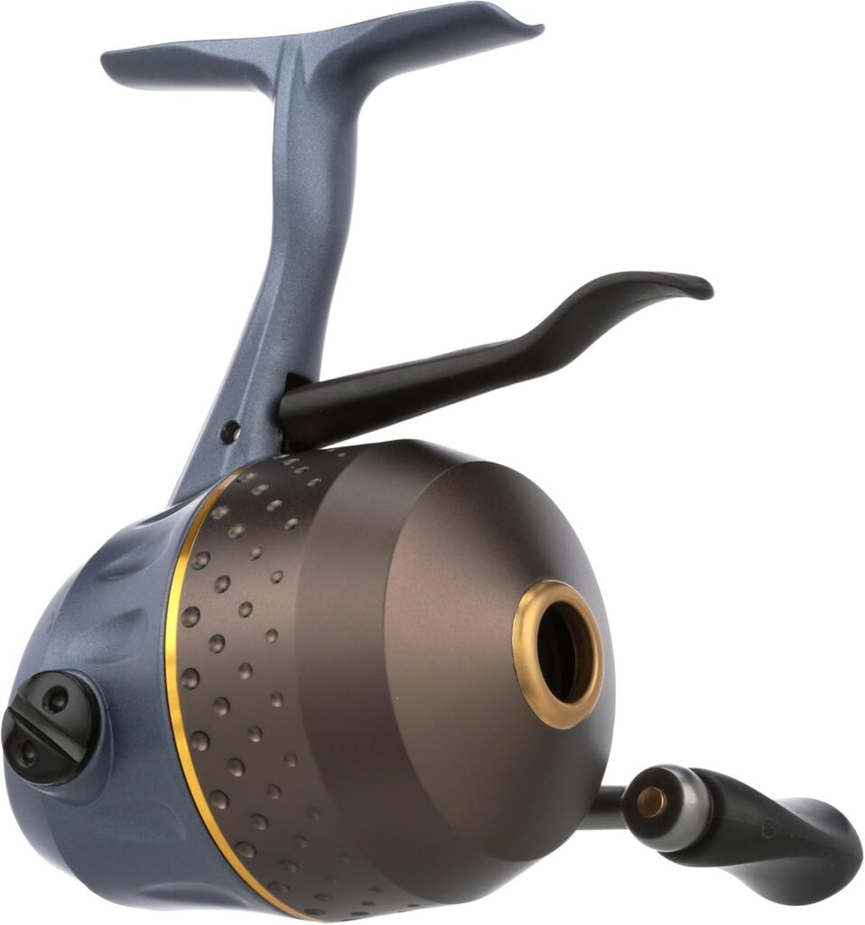 Pflueger President Spincast Reel, Size 6U Fishing Reel, Right/Left Handle Position, Aluminum Spool, Dial Drag System