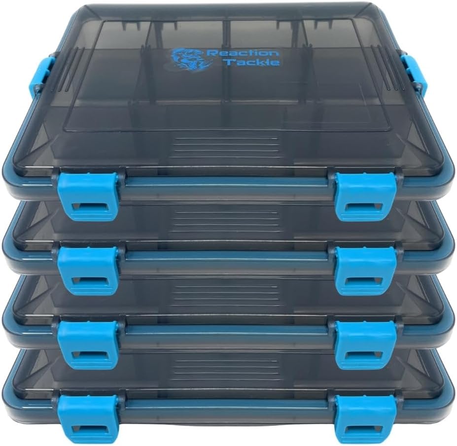 Reaction Tackle Ultimate Tackle Box Trays: Organize, Store, and Dominate with our 4-Pack Kit! Perfect for Anglers on the Go - 3500 4-pack